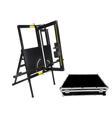 TABLE DECOUPE LR (largeur 1300) AVEC VALISE ET FIXATION ECHAFFAUDAGE