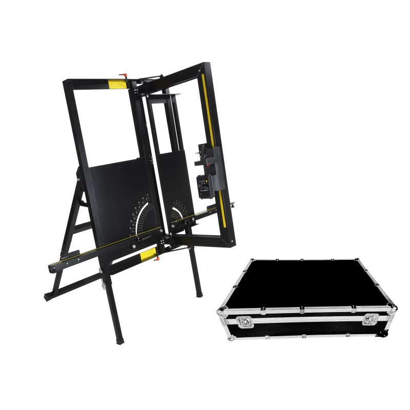 TABLE DECOUPE LR (largeur 1300) AVEC VALISE ET FIXATION ECHAFFAUDAGE